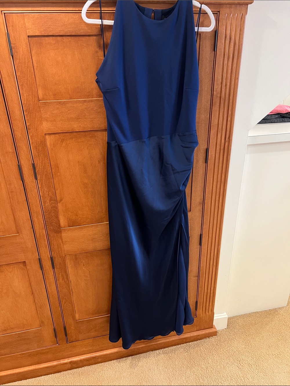 Abercrombie & Fitch Navy Sleeveless Maxi Dress